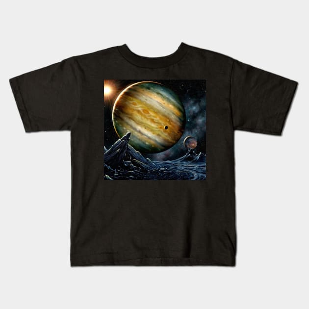 Worlds Kids T-Shirt by NOMAD73
